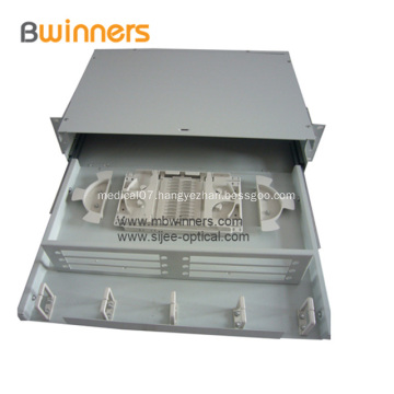 Sliding Drawer Type Fiber Optic Termination Box 24 Ports